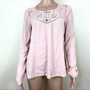 Peach puff Women’s Top blouse Orange Sz M